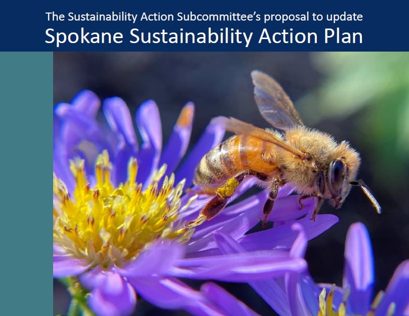 Cover of Draft Sustainability Action Plan for the City of Spokane